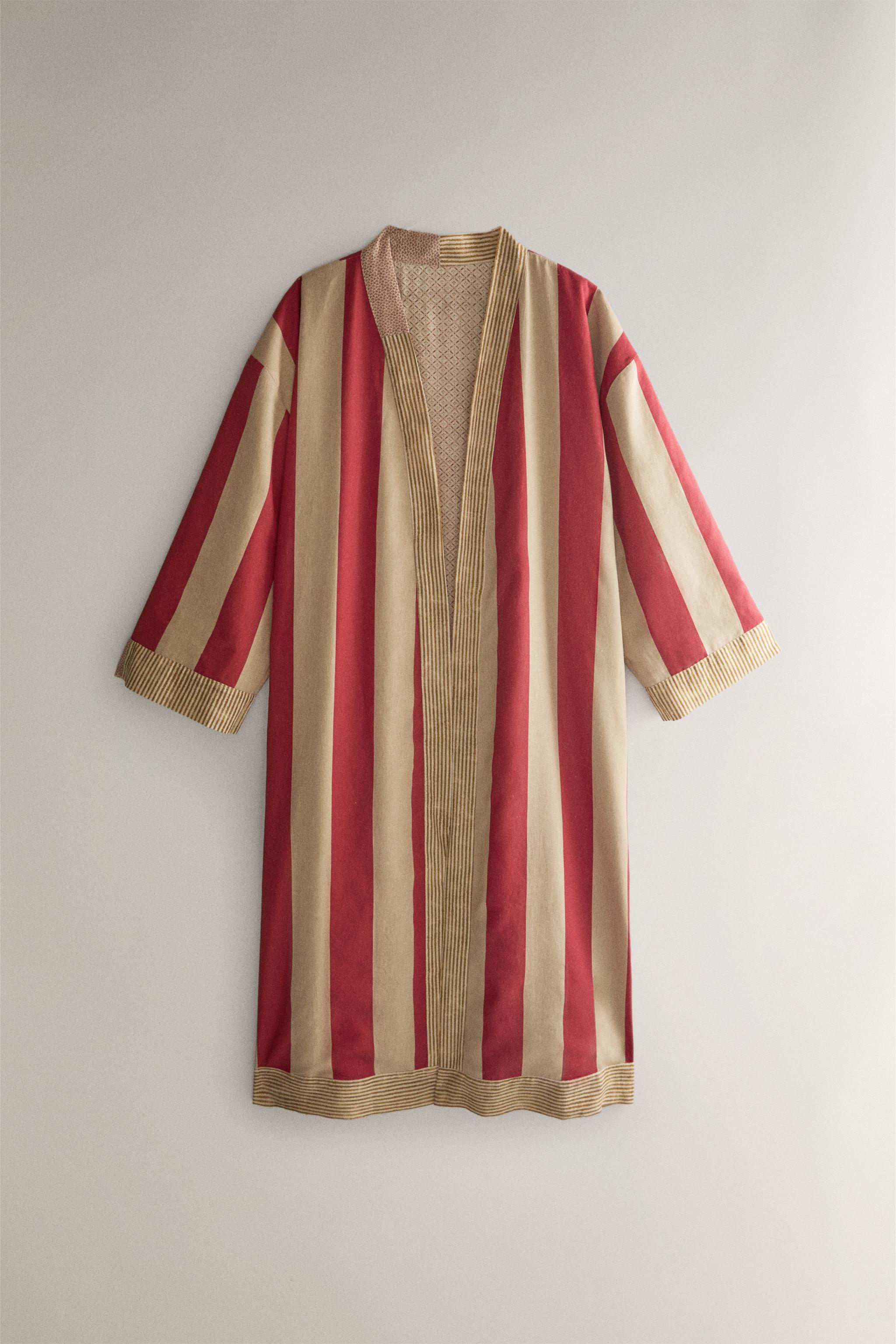 MIXED-PRINT ROBE | KATHARINE POLE